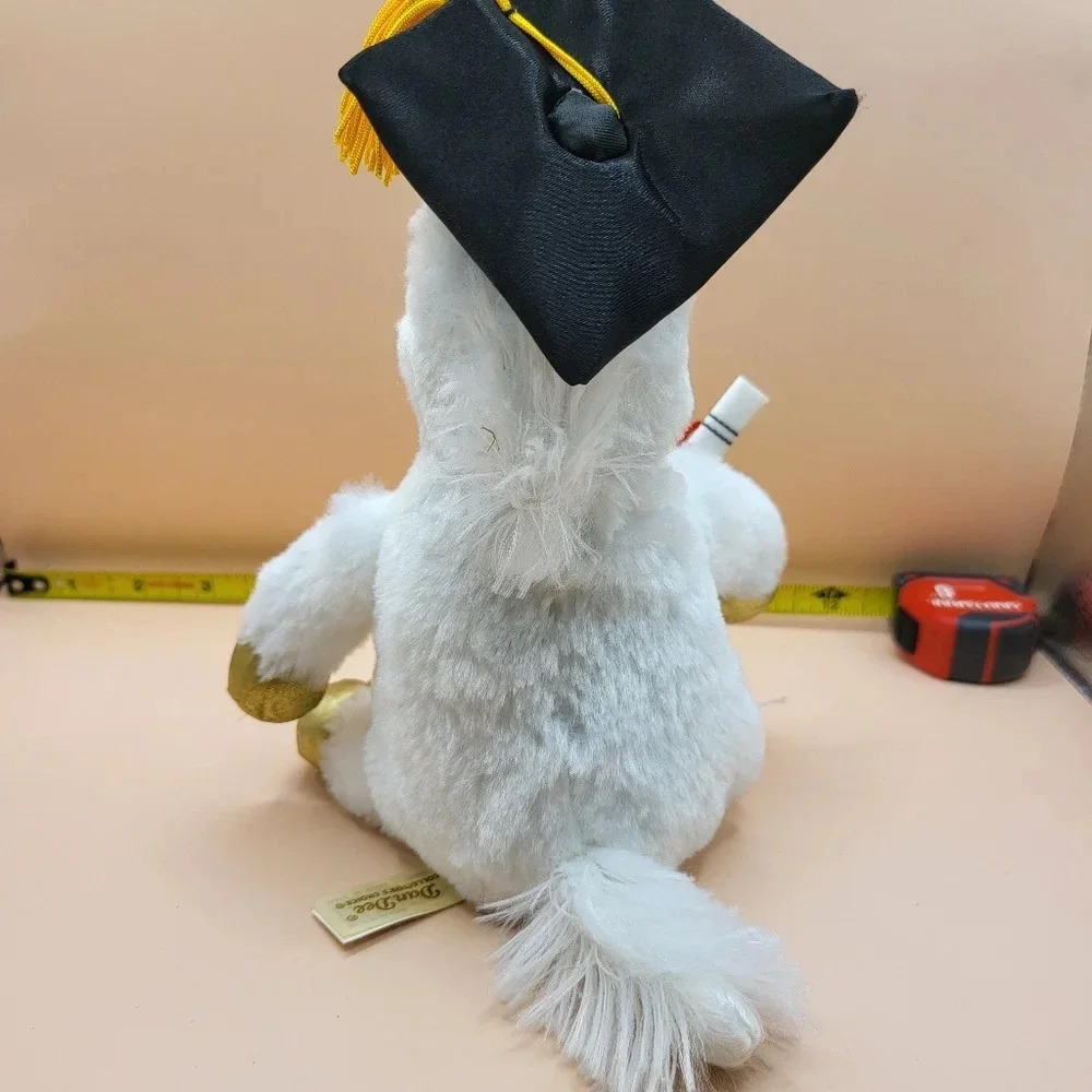 Graduation Unicorn Plush Toy 8 Inch Dan Dee Collectors Choice School Diploma - Picture 4 of 4